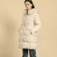 [BCBG]벨티드 라인 퍼 후드 다운 B5WAF880