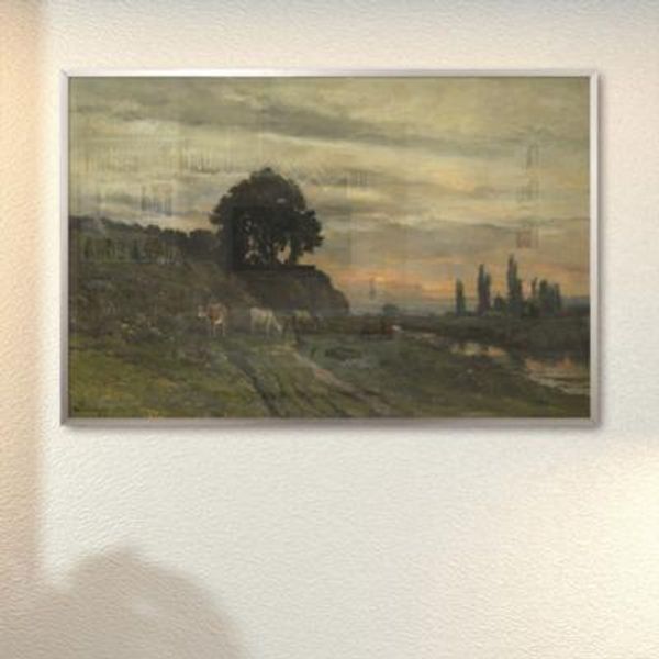 교보문고 꾸밈 px140-명화 개울가에 가축들이 있는 풍경