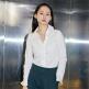 [일루셀][정상가 99000원][일루셀] 프론트 셔링 블라우스
