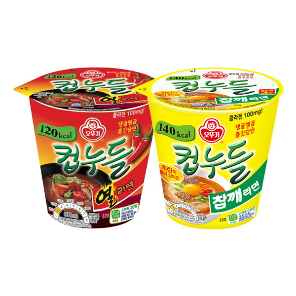 오뚜기 오뚜기 오뚜기 컵누들 열<b>라면</b> 6입 + <b>참깨</b><b>라면</b> 6입