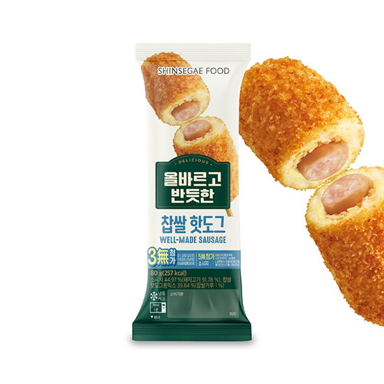 [신세계푸드(SHINSEGAE FOOD)]신세계푸드 올반 핫도그 30봉(찹쌀핫도그 15봉+치즈찹쌀핫도그 10봉 + 감자 모짜 핫도그 5봉)