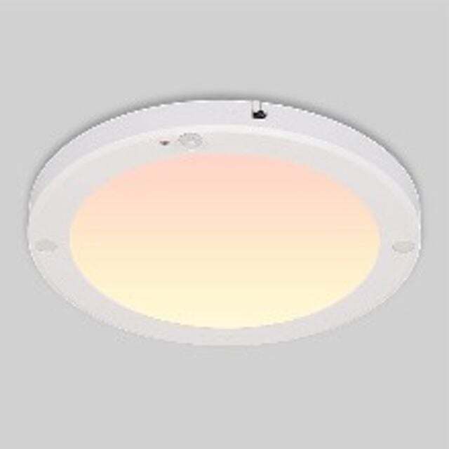 (주)삼오전자 지오벤처스 LED 조명 현관 베란다 계단 원형 엣지 센서등 8인 치 20W 전구색 삼오전자