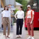 [비버리힐스폴로클럽]O 비버리힐스폴로클럽 여성 테이퍼드 핏 치노팬츠 3종