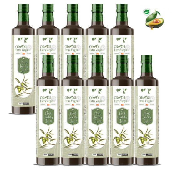 [아보아칸]엑스트라버진 올리브오일 250ml*10병(에어캡포장)