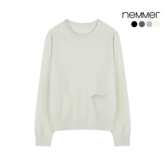 [네메르]◎ 25FW 루미에르 캐시울 블랜디드 니트