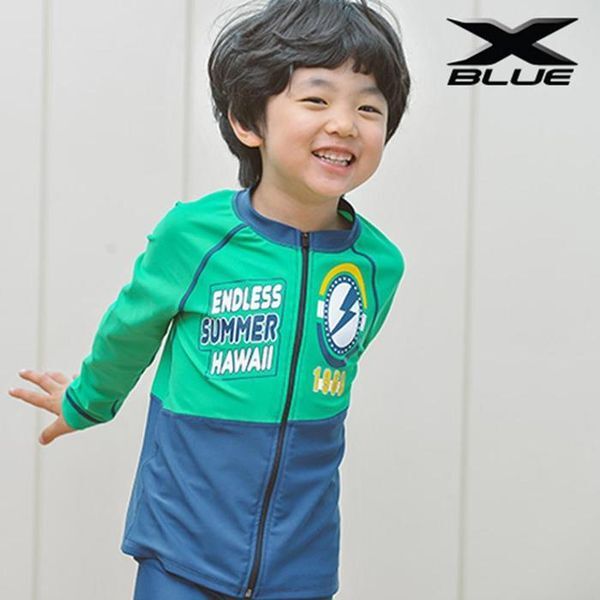 셀러허브(하프클럽) [하프클럽/셀러허브_아웃도어]XBLUE 남아동 래쉬가드 상하세트 F31078 생존수영 잇템