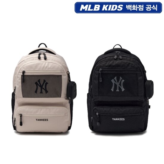[MLB키즈]고학년 브로스 메쉬 투포켓 책가방 (7ABKB025N)