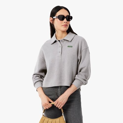 라코스테 라코스테 여성 여성맨투맨 스웨트셔츠 [2컬러 택1] 인터록 폴 라 스ㅤㅇㅞㅅ셔츠SF8368-56N-CCA LE1222188577