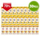 [순수100]★방송에서만 70프로 파격세일★ 순수100 유기농레몬즙 20박스 + 유기농레자몽 10박스