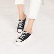 FMC 캔버스 네이비 뮬 스니커즈 4CM