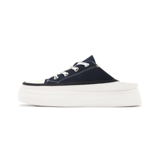 FMC 캔버스 네이비 뮬 스니커즈 4CM