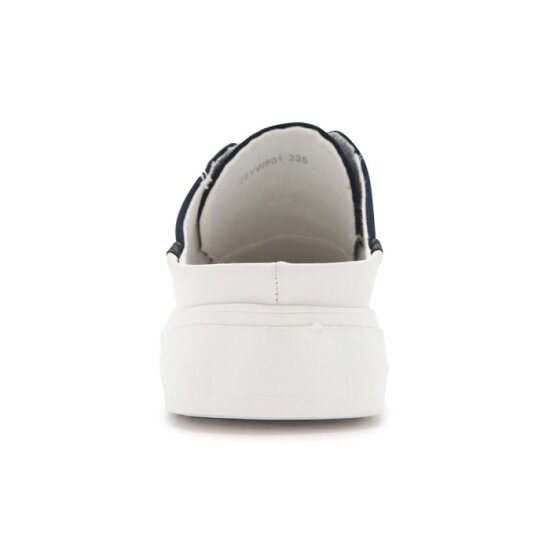 FMC 캔버스 네이비 뮬 스니커즈 4CM