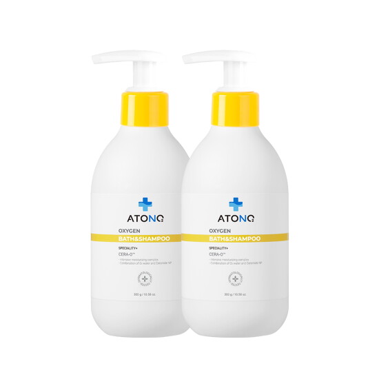[아토앤오투][아토앤오투] 옥시젠 세라오 바스앤샴푸 300ml 2개