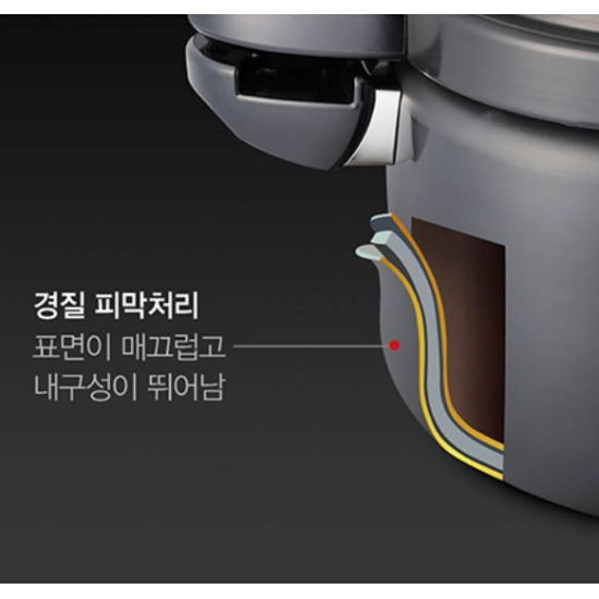 [PN풍년]블랙펄라운드 2인용 압력솥
