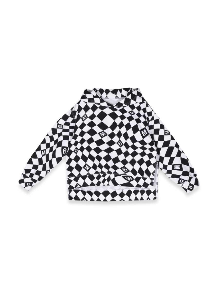 MM6 MAISON MARGIELA 23 S/S MM6 메종 마르지엘라 옵티컬 맨투맨 (KIDS 상품) M60330K_MM096M6C01 B0040210087