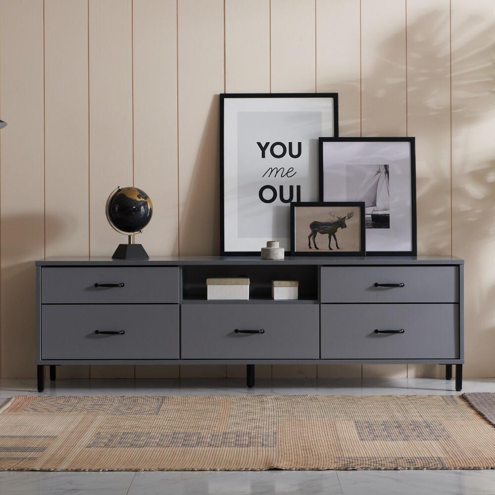 무드앤스 리보 안방 tv 장식장 모던 티비다이 거실장 1800