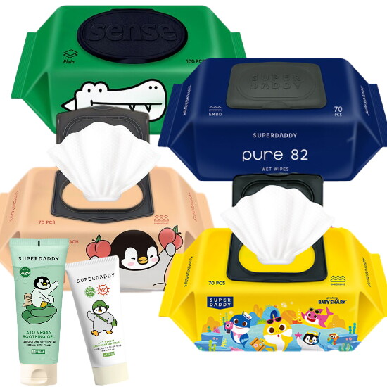 ★슈퍼대디★아기물티슈 특가 모음전