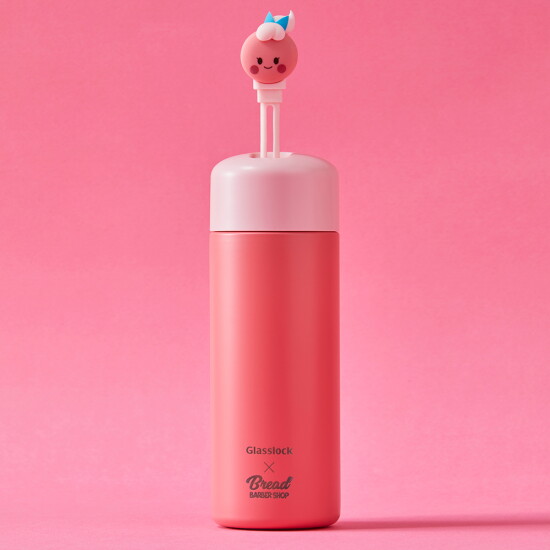 [글라스락]글라스락X브레드이발소 마카롱 텀블러 450ml
