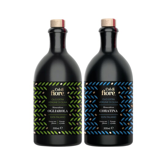 [콜디 피오레]col di fiore 오그리아롤라, 코라티나 엑스트라버진 올리브오일 500ml, 2병