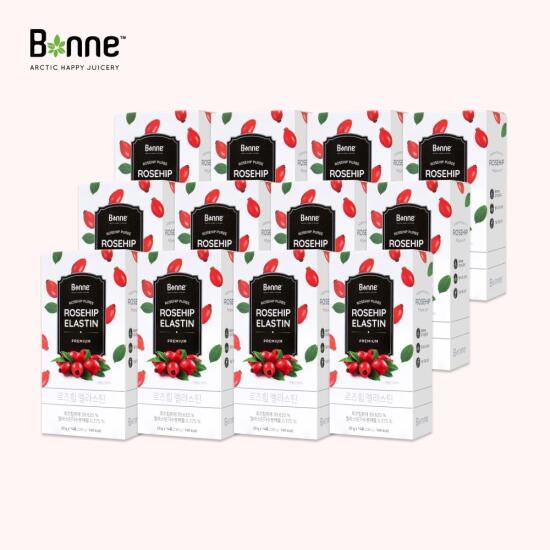 [본네][본네] TV홈쇼핑 히트상품  로즈힙 엘라스틴 (20g x 14포) x 12박스