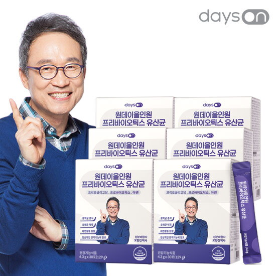 [데이즈온][데이즈온] 원데이 올인원 프리바이오틱스 유산균 6박스