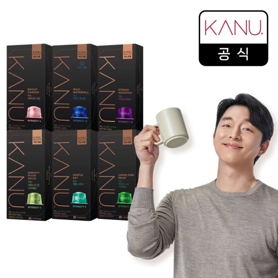 [카누][KANU] 카누 바리스타 버라이어티 캡슐 패키지 (10개입 X 6팩)