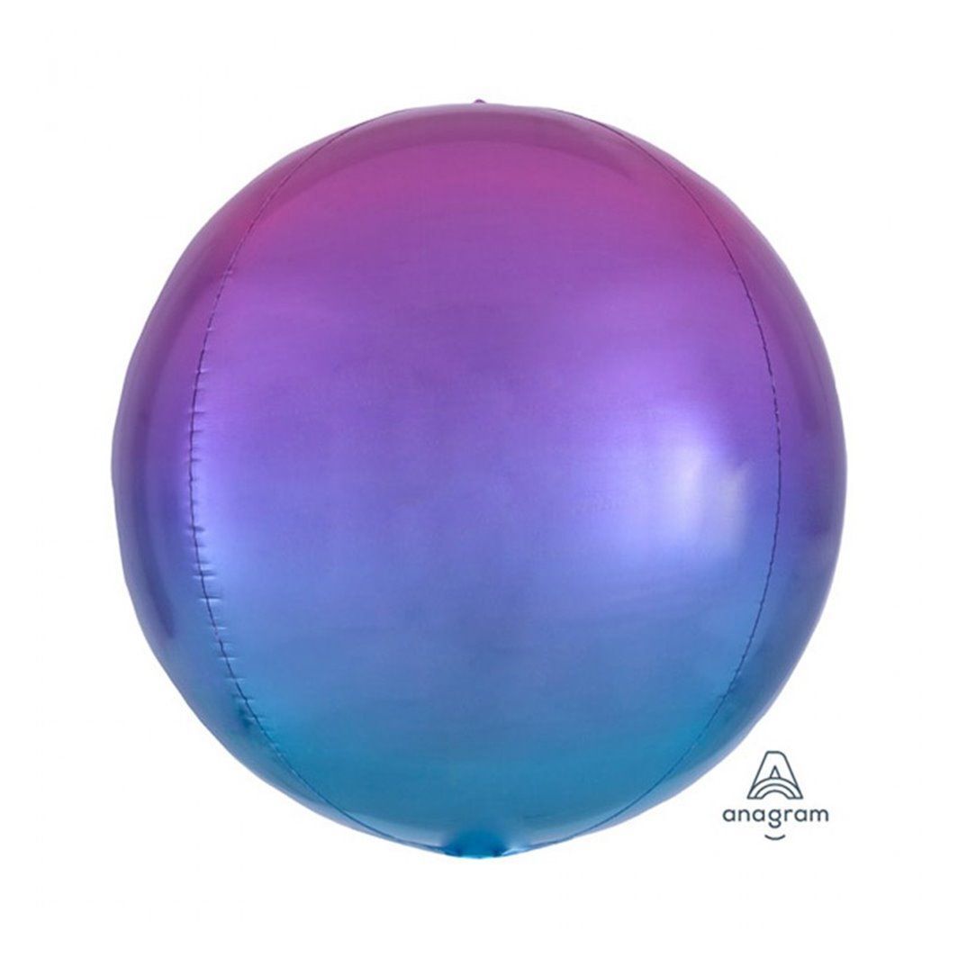 지오벤처스 PWM - DK 오브옹브레은박풍선(핑크블루) 생일 풍선