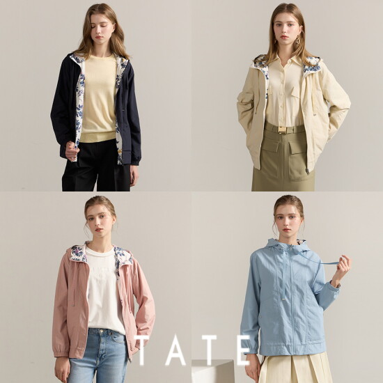 [테이트](런칭가 59,900원)(TATE) 24SS 플로럴 리버시블 점퍼