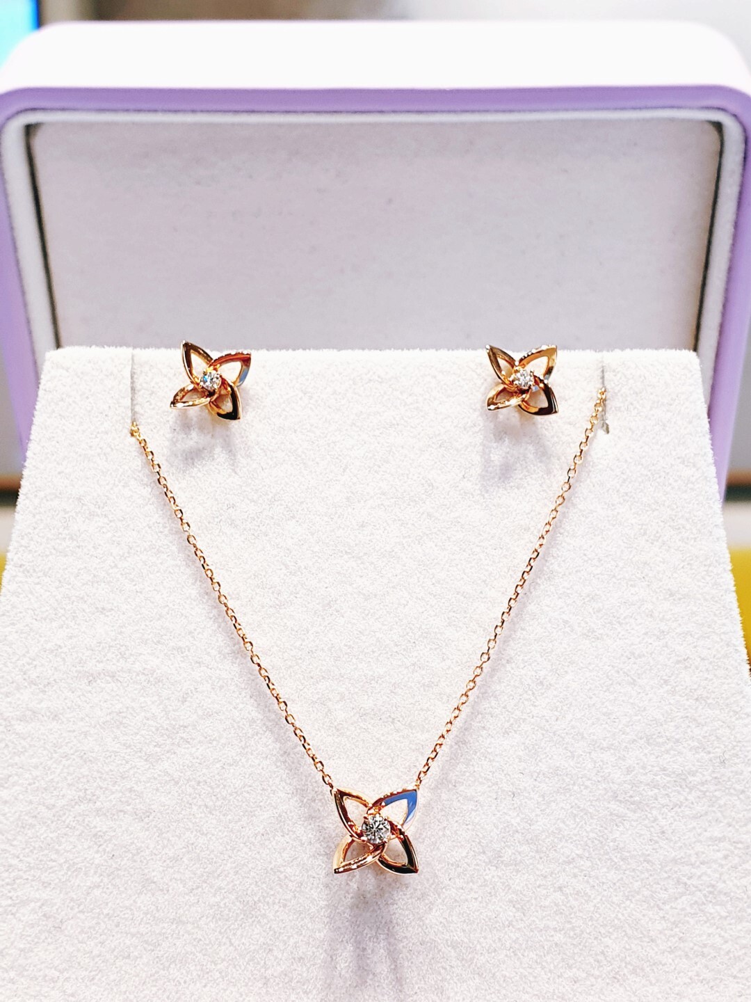 골든듀(아울렛) 듀플로라3 세트 (목걸이+귀걸이) 212200071 212200072