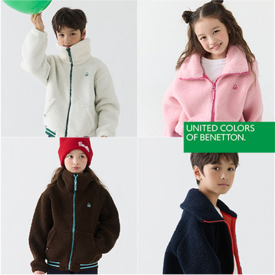 [베네통]베네통 키즈 BENETTON KIDS 바시티 부클자켓 1종