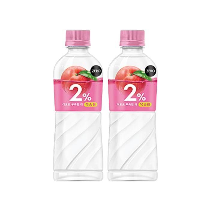 셀러허브 식품 2% 이프로 부족할때 복숭아 제로 350ml 10개