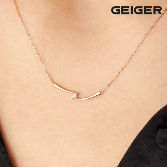 14K 천연 다이아 목걸이 GI14NN078