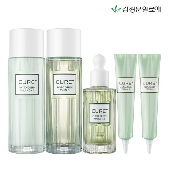 [김정문알로에][비밀특가][김정문알로에] 피토라인 기초 3종+크림S 30g 2개(총60g)