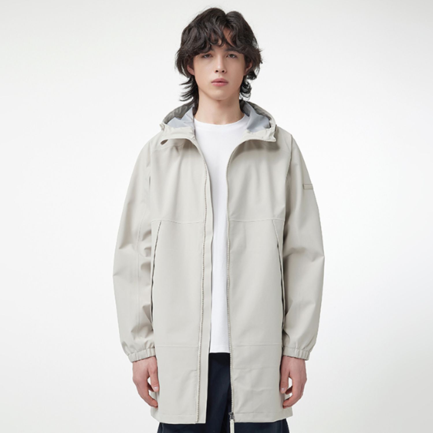 포랩 MEN 오리지날 에센셜 웨더 자켓 웜그레이 HEM0005AJZWAG