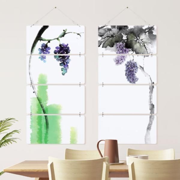 꾸밈 교보문고 꾸밈 nx986-멀티아크릴액자 재물이방울방울포도(4단)