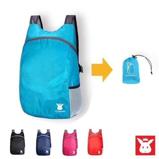 지오벤처스 휴대용 초경량 캐주얼 백팩 포켓 필수템 접이식 가방