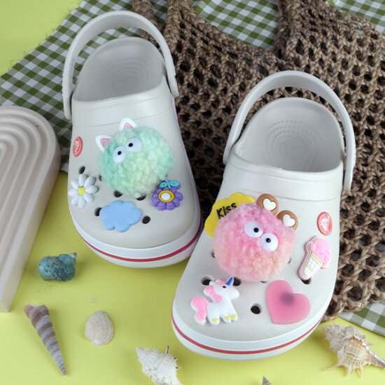 크록스 입체 지비츠 폼폼 데이지 하트 9pcs 세트 POPODS-001