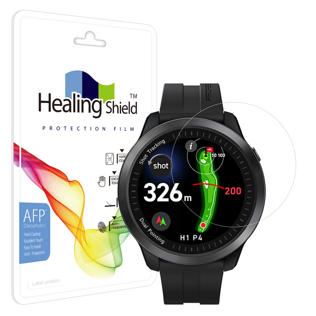 힐링쉴드 보이스캐디 T12 PRO 올레포빅 고광택 액정보호필름 2매