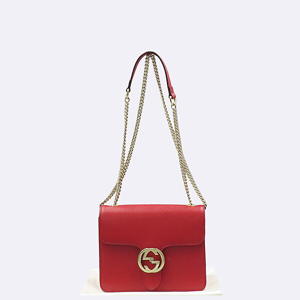 GUCCI 구찌 [중고] 구찌 고이비토 중고명품 - 구찌 인터로킹 체인 숄더백  - 60170wp