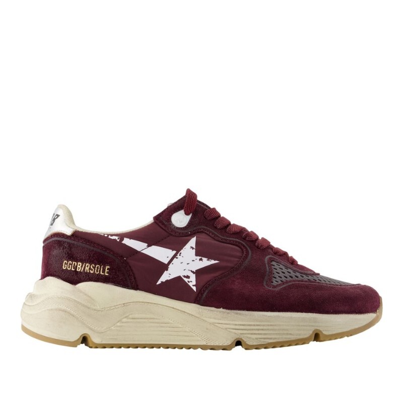 GOLDEN GOOSE 골든구즈 골든구스 콘트라스트 스타 로고 스웨이드 러닝 스니커즈 GWF00927F008154 40478