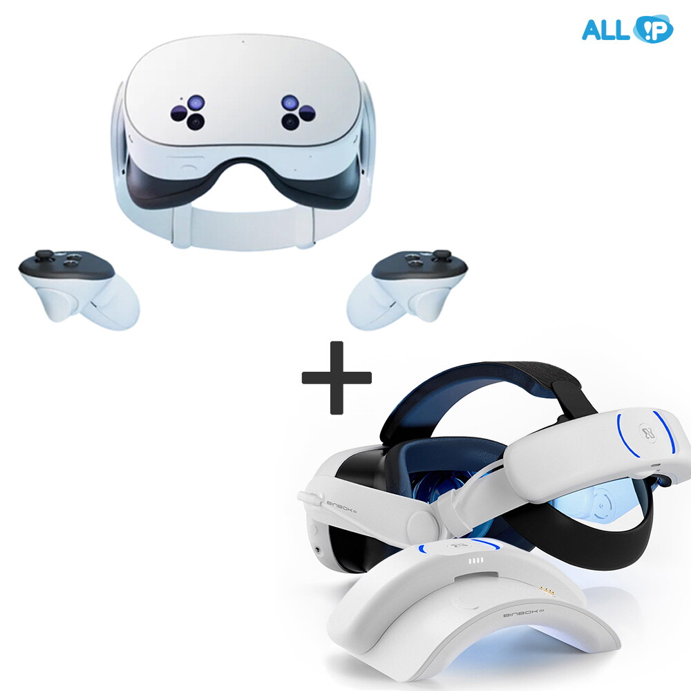 Meta Platforms Technologies, LLC 퀘스트 메타 퀘스트 3S 128G meta quest 3s+ 고용량 배터리 헤드 스트랩 BINBOK VR T3 플러스 8000mAh