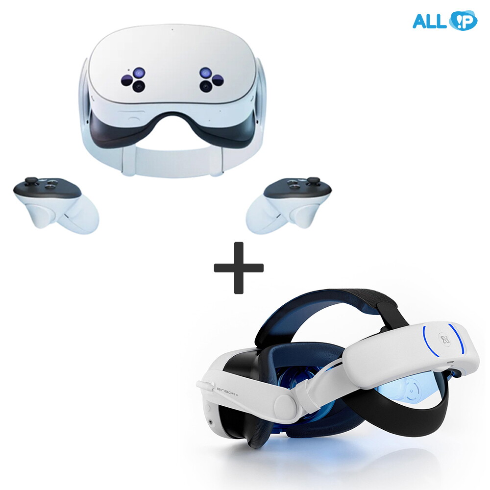 Meta Platforms Technologies, LLC 퀘스트 메타 퀘스트 3S 128GB meta quest 3s+ 고용량 배터리 헤드 스트랩 BINBOK VR T3 8000mAh
