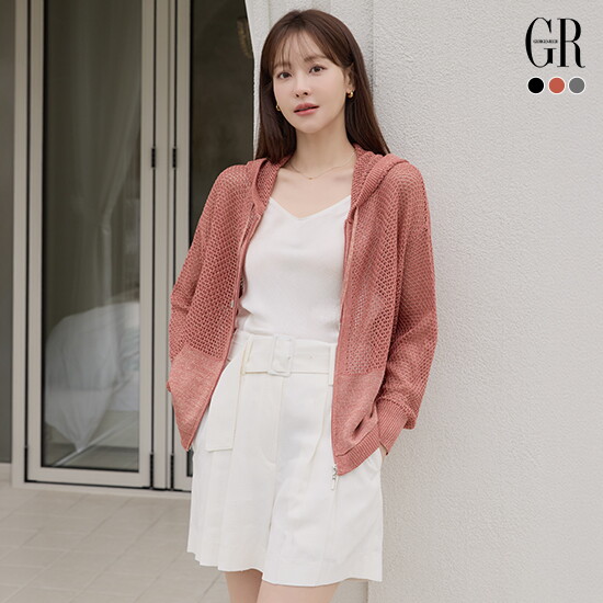 [조르쥬 레쉬]○26SS 시퀸 크로쉐 집업 자켓 3종