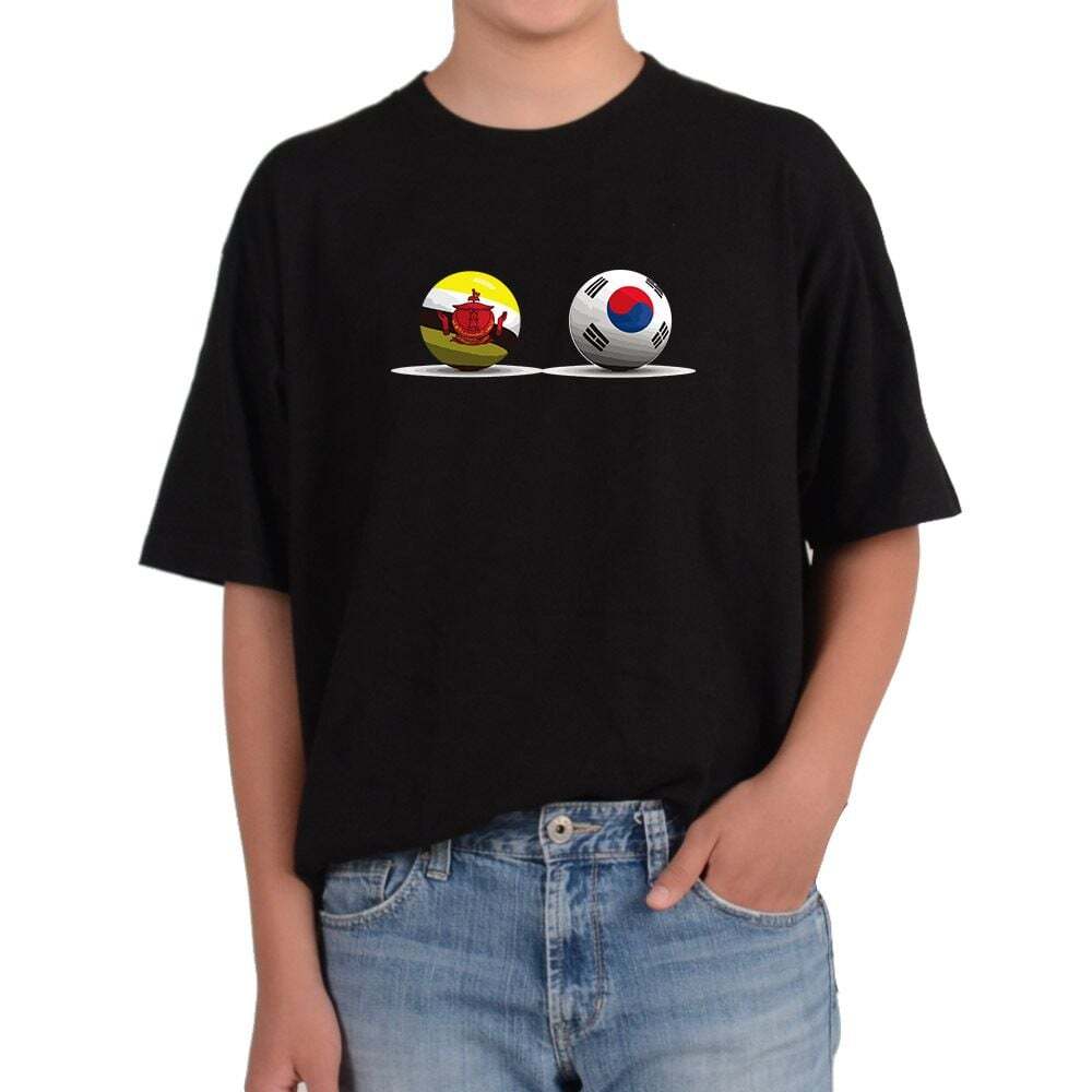지오벤처스 기능성 반팔티셔츠 브루나이 한국 국기 동남아그림 다양한색상 전사이즈