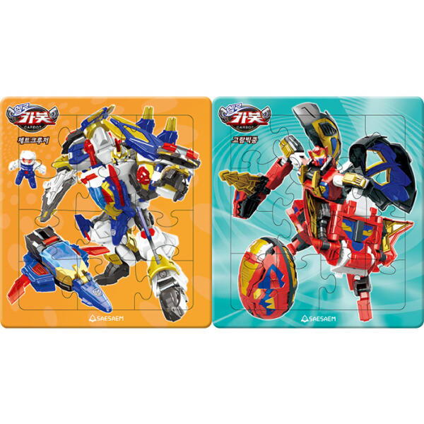 새샘 아트박스 아트박스/퍼즐사랑 12 15조각 판퍼즐 - 헬로카봇2 제트크루저와 고람빅쿵