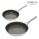 [코렐 듀라나노]코렐 듀라나노 스테인레스 스틸 2종 세트 (팬 24cm+28cm)