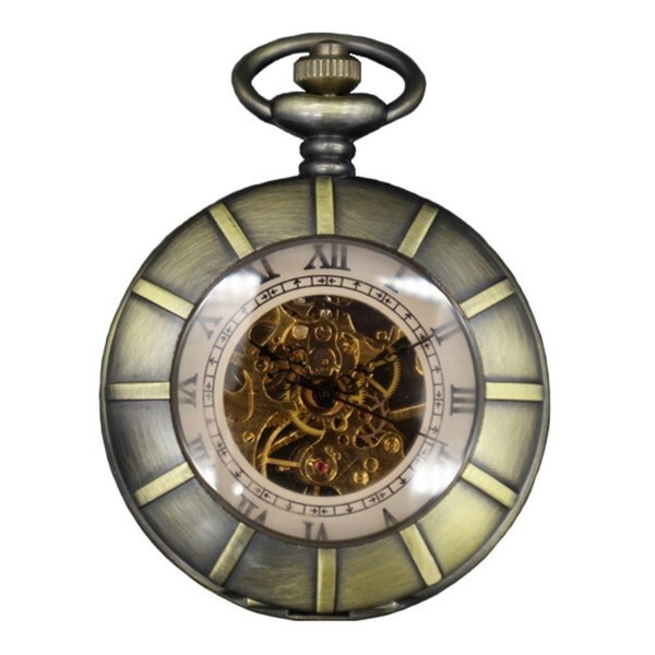 옷자락 [하프클럽/옷자락]남자 엔틱 코퍼 태엽시계 목걸이 팬던트 회중 시계