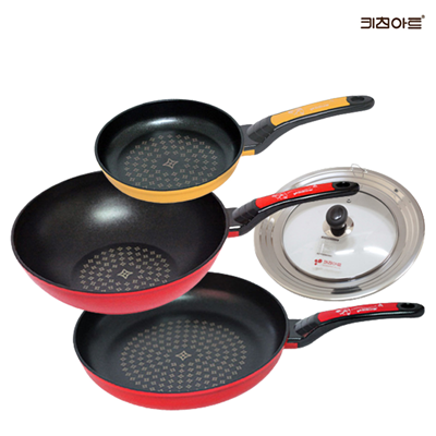 텐바이텐 바빈 다이아몬드코팅 후라이팬세트 4종B(후20+30+궁30+테드멀티커버)