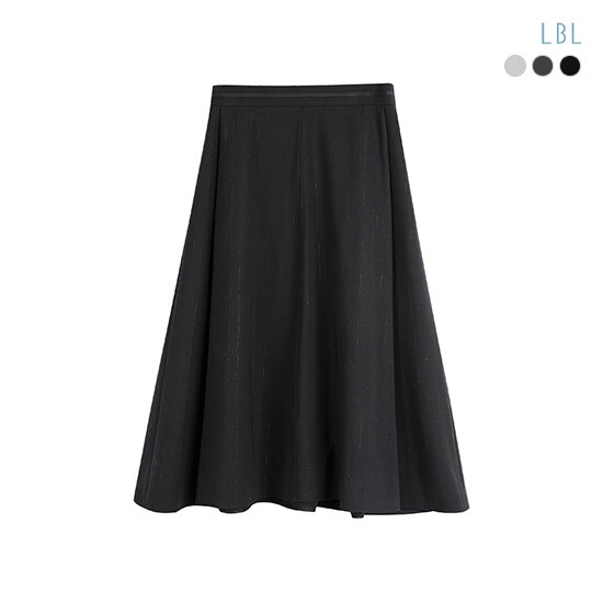 [LBL](25SS) 메탈 핀스트라이프 훌 스커트