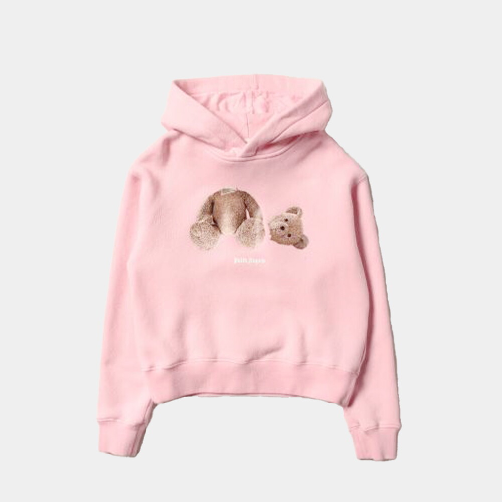 팜엔젤스 오늘출발 팜엔젤스 키즈 킬더베어 프린팅 후드티셔츠 핑크브라운 PGBB001F21FLE001 3060